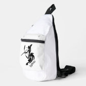 Sagittarius Zodiac Symbol und Zeichen Crossbody Bag (Rechte Ecke)