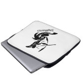 Sagittarius Zodiac Symbol und Zeichen Laptopschutzhülle (Vorne Knopf)