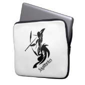 Sagittarius Zodiac Symbol und Zeichen Laptopschutzhülle (Vorderseite Links)