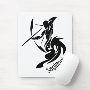 Sagittarius Zodiac Symbol und Zeichen Mousepad