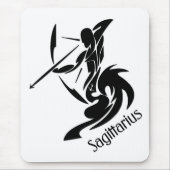 Sagittarius Zodiac Symbol und Zeichen Mousepad (Vorne)