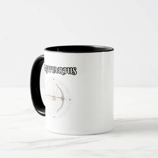 sagittarius zodiac tasse (Vorderseite Links)