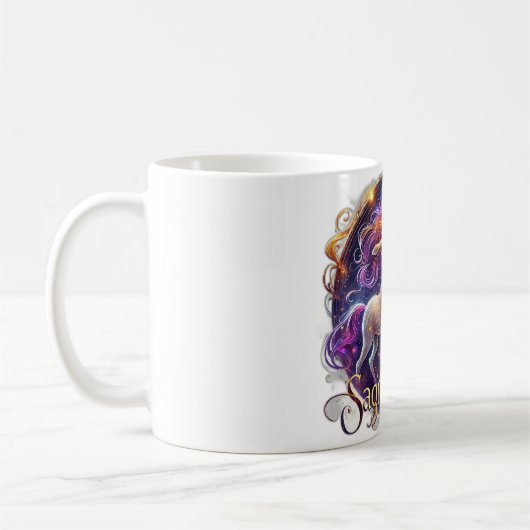 Sagittarius Zodiac Tasse - Fiery & Adventurous Des (Links)