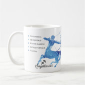 Sagittarius Zodiac Tracks Tasse (Links)