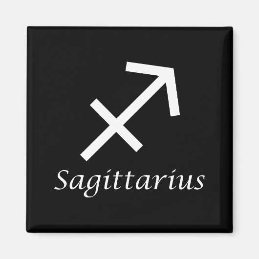 'Sagittarius' Zodiac-Zeichen Magnet (Vorne)