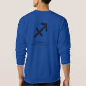Sagittarius Zodiac Zeichen Sweatshirt (Rückseite)