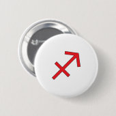 Sagittarius, Zodiaksymbol, Horoskop Button (Vorne & Hinten)