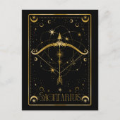 Sagittarius-Zodiaksymbol Postkarte (Vorderseite)