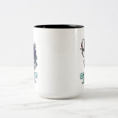 Sagittarius Zombie Zweifarbige Tasse (Mittel)