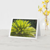 Sago Palm Pflanze Karte (Gelbe Blume)