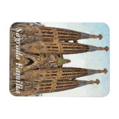 Sagrada Familia. Ansicht 3. Magnet (Horizontal)
