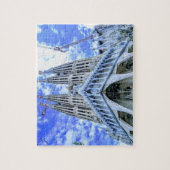 Sagrada Familia Barcelona Basilica Sehenswürdigkei Puzzle (Vertikal)