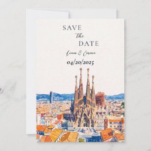 Sagrada Familia Barcelona Hochzeitseinladung Einladung