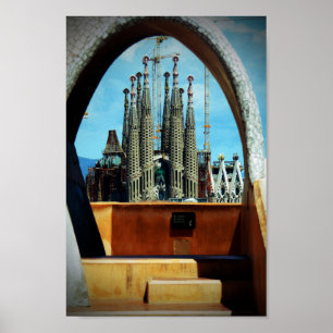 Sagrada Familia Barcelona Katalonien Spanien Poster