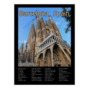 Sagrada Familia, Barcelona Poster