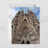 Sagrada Familia Barcelona Postkarte (Vorne/Hinten)
