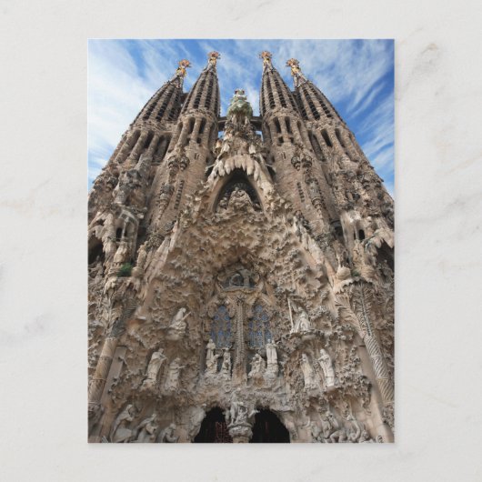 Sagrada Familia Barcelona Postkarte (Vorderseite)