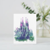 Sagrada Familia Barcelona Postkarte (Stehend Vorderseite)