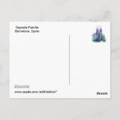 Sagrada Familia Barcelona Postkarte (Rückseite)