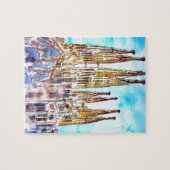 Sagrada Familia Barcelona Puzzle (Horizontal)