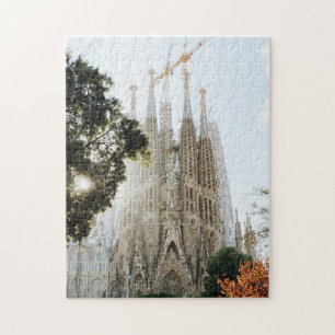 Sagrada Familia Barcelona Spanien Basilika Sehensw Puzzle