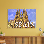 Sagrada Familia | Barcelona, Spanien Leinwanddruck (Insitu (Wohnzimmer))