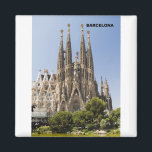 Sagrada Familia Barcelona Spanien Magnet<br><div class="desc">Magnet-Vorlage</div>