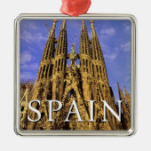 Sagrada Familia | Barcelona, Spanien Ornament Aus Metall (Vorne)