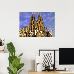 Sagrada Familia   Barcelona, Spanien Poster