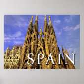 Sagrada Familia | Barcelona, Spanien Poster (Vorne)
