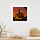 Sagrada Familia, Barcelona - Spanien Poster (Küche)