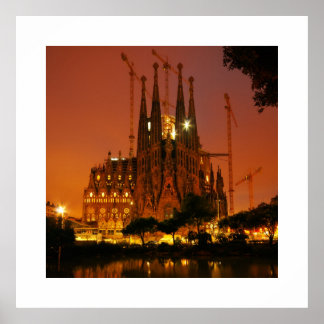 Sagrada Familia, Barcelona - Spanien Poster