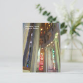 Sagrada Familia Barcelona Spanien Postkarte (Stehend Vorderseite)