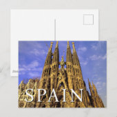 Sagrada Familia | Barcelona, Spanien Postkarte (Vorne/Hinten)