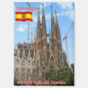 Sagrada Familia Barcelona Spanien Reise, Magnet