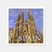 Sagrada Familia | Barcelona, Spanien Serviette (Vorderseite)