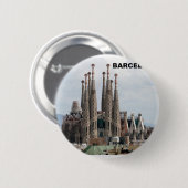 SAGRADA FAMILIA BARCELONA SPANIEN (St.K) Button (Vorne & Hinten)