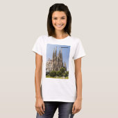 Sagrada Familia Barcelona Spanien T-Shirt (Vorne ganz)