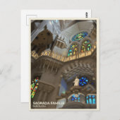 Sagrada Familia Cathedral Postkarte (Vorne/Hinten)