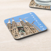 Sagrada Familia in Barcelona, Spanien Getränkeuntersetzer (Linke Seite)