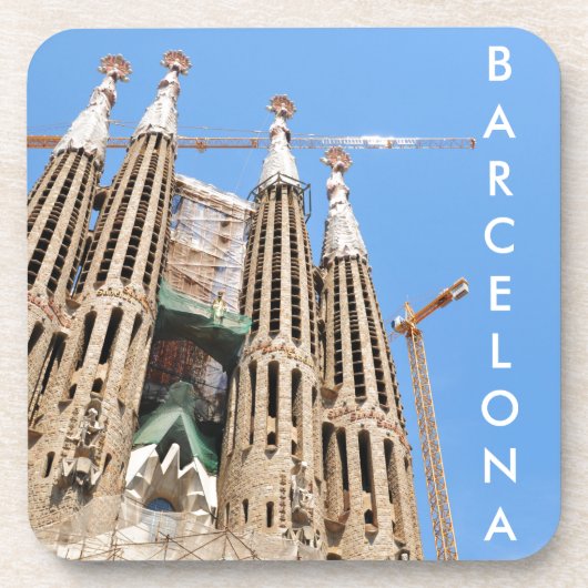 Sagrada Familia in Barcelona, Spanien Getränkeuntersetzer (Vorderseite)