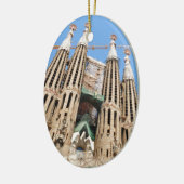 Sagrada Familia in Barcelona, Spanien Keramikornament (Links)