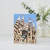 Sagrada Familia in Barcelona, Spanien Postkarte (Stehend Vorderseite)