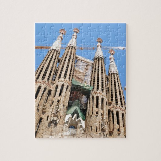 Sagrada Familia in Barcelona, Spanien Puzzle (Vertikal)