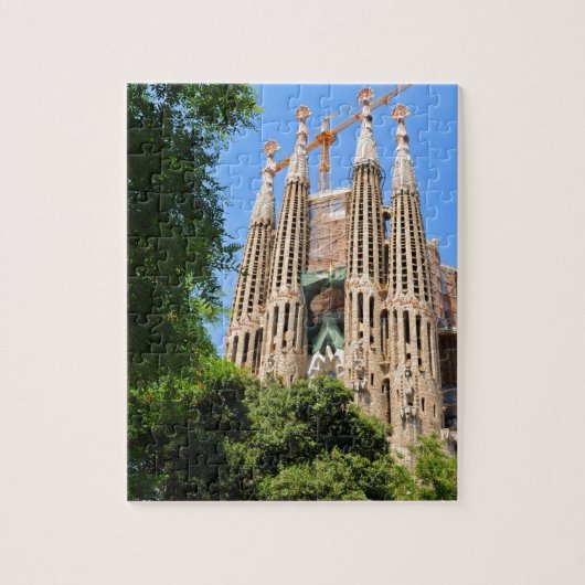 Sagrada Familia in Barcelona, Spanien Puzzle (Vertikal)