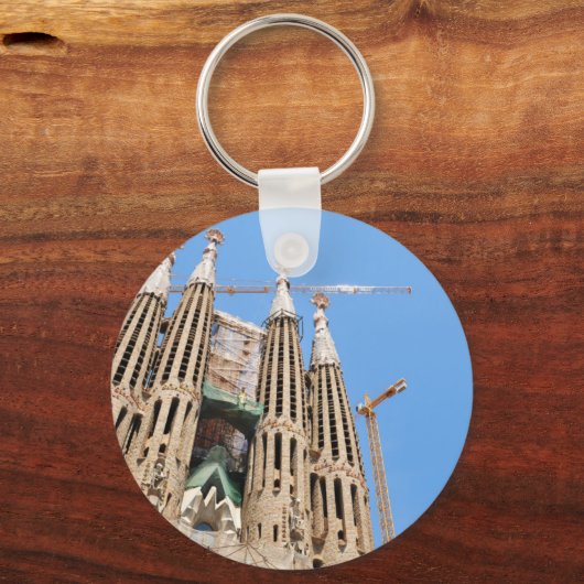 Sagrada Familia in Barcelona, Spanien Schlüsselanhänger (Vorderseite)
