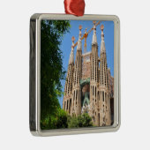 Sagrada Familia in Barcelona, Spanien Silbernes Ornament (Rechts)
