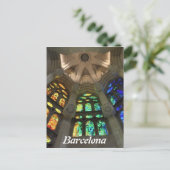 Sagrada Familia. Innen Postkarte (Stehend Vorderseite)