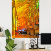 Sagrada Familia. Innenseite. Ansicht 13. Poster (Heimbüro)