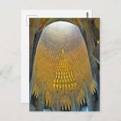 Sagrada Familia. Innenseite. Ansicht 14. Postkarte (Vorne/Hinten)